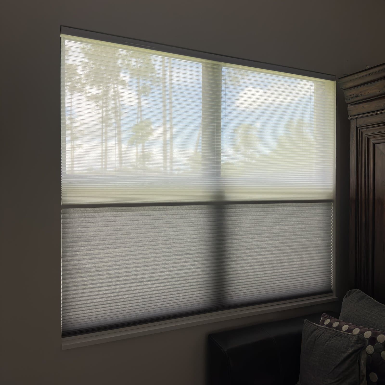 Cellular Shades installation in Naples