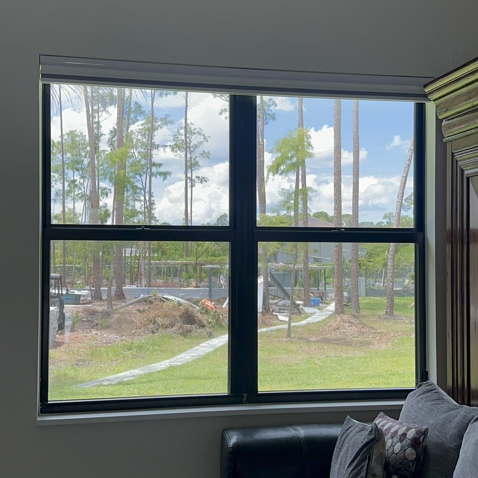 Cellular Shades installation in Naples