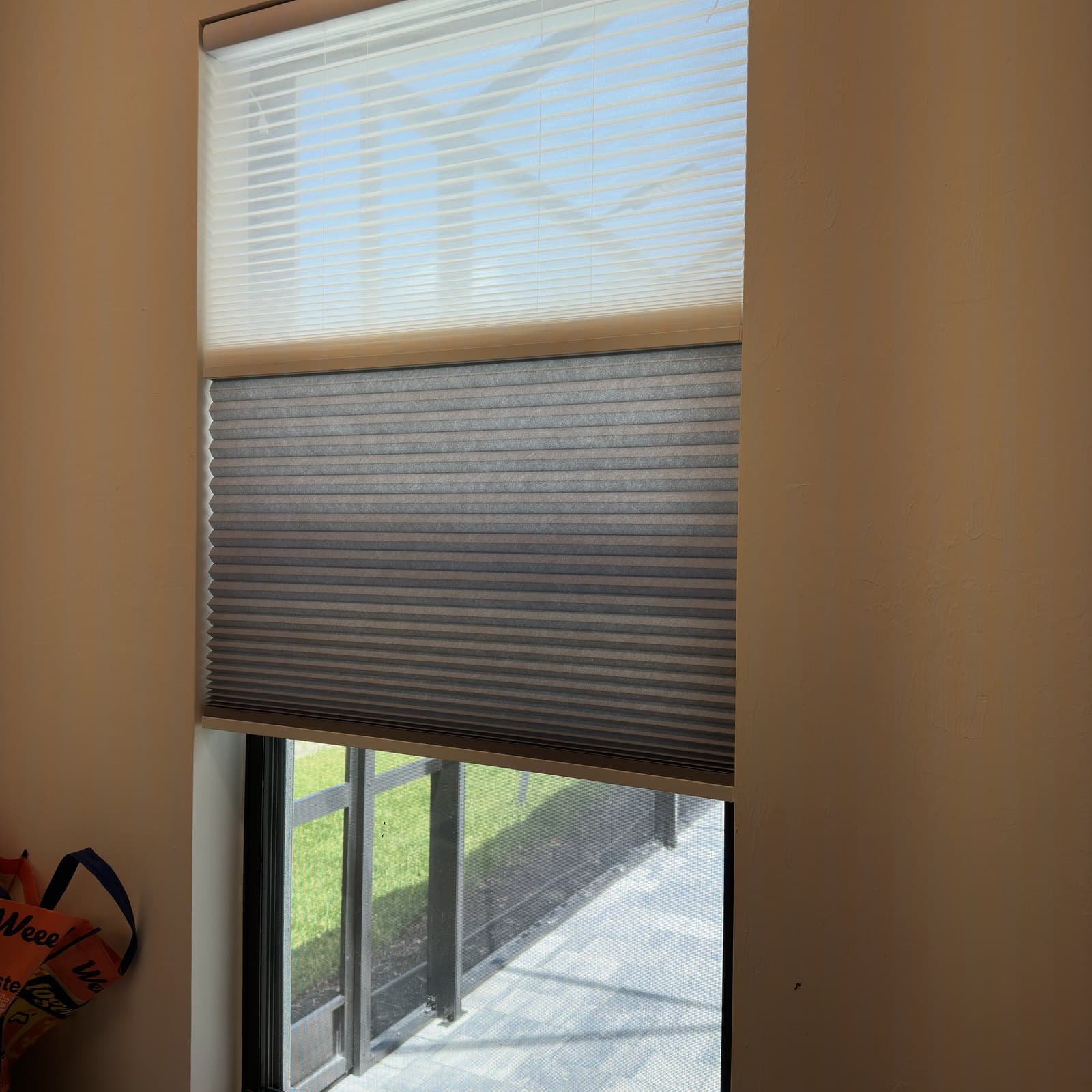 Cellular Shades installation in Naples