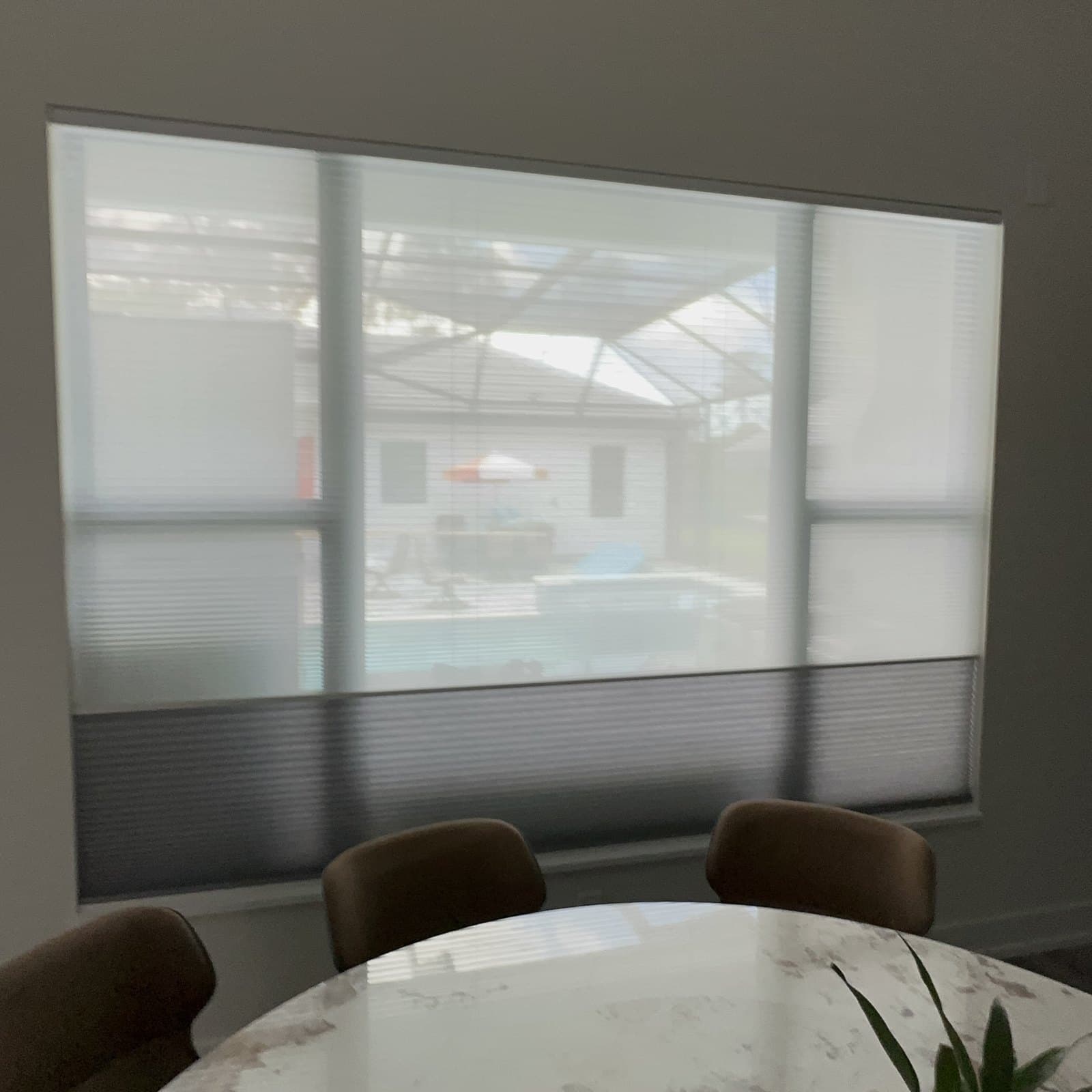 Cellular Shades installation in Naples