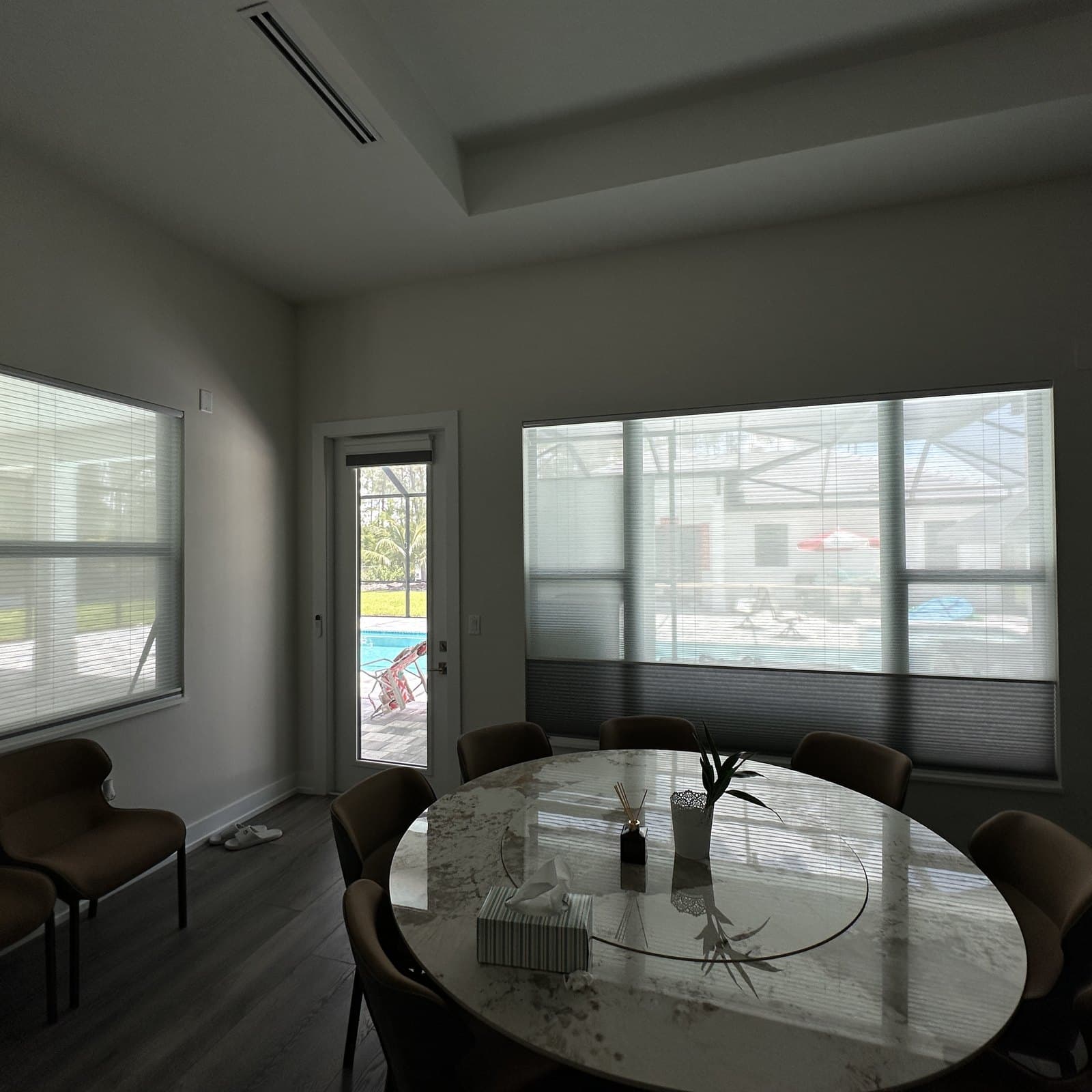 Cellular Shades installation in Naples