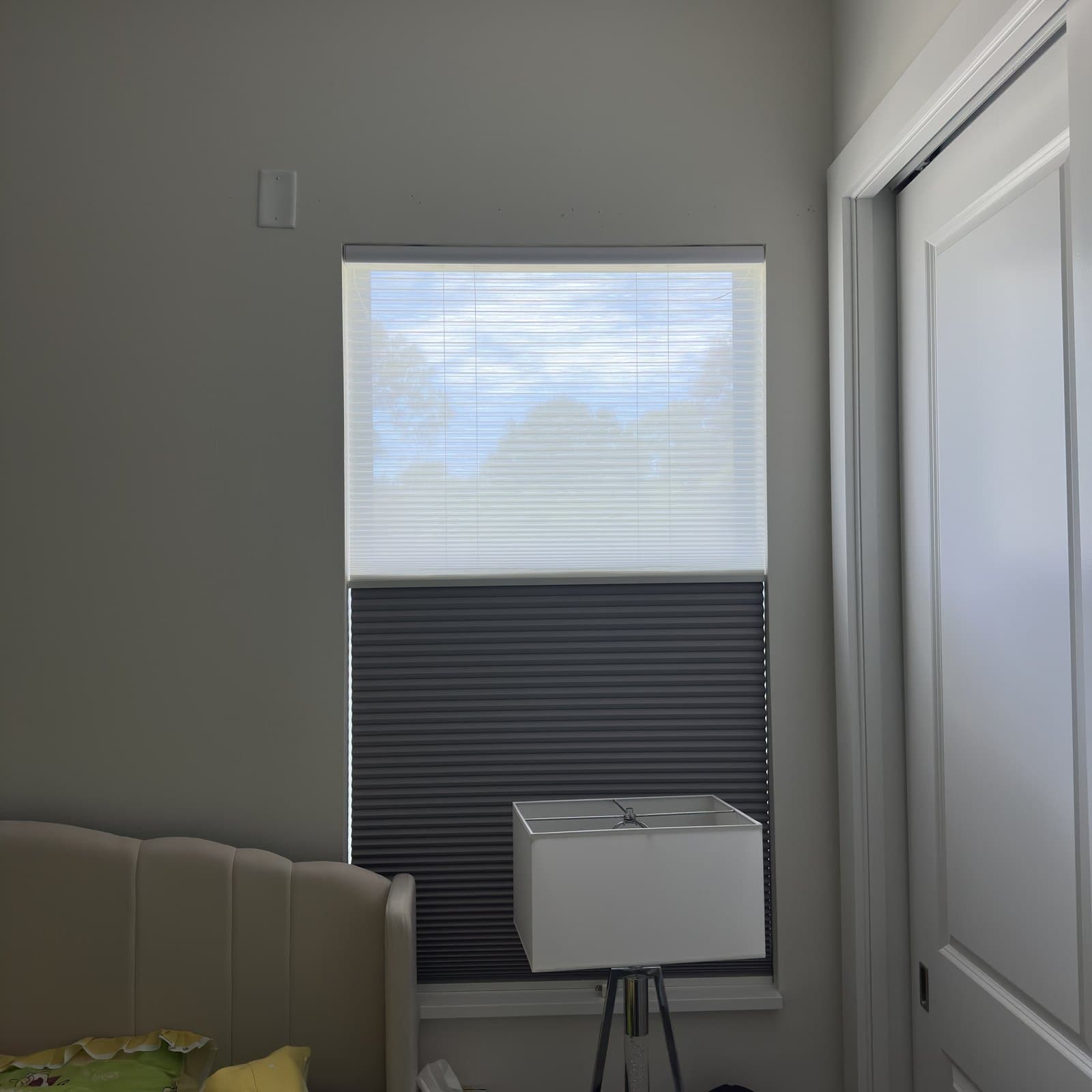 Cellular Shades installation in Naples