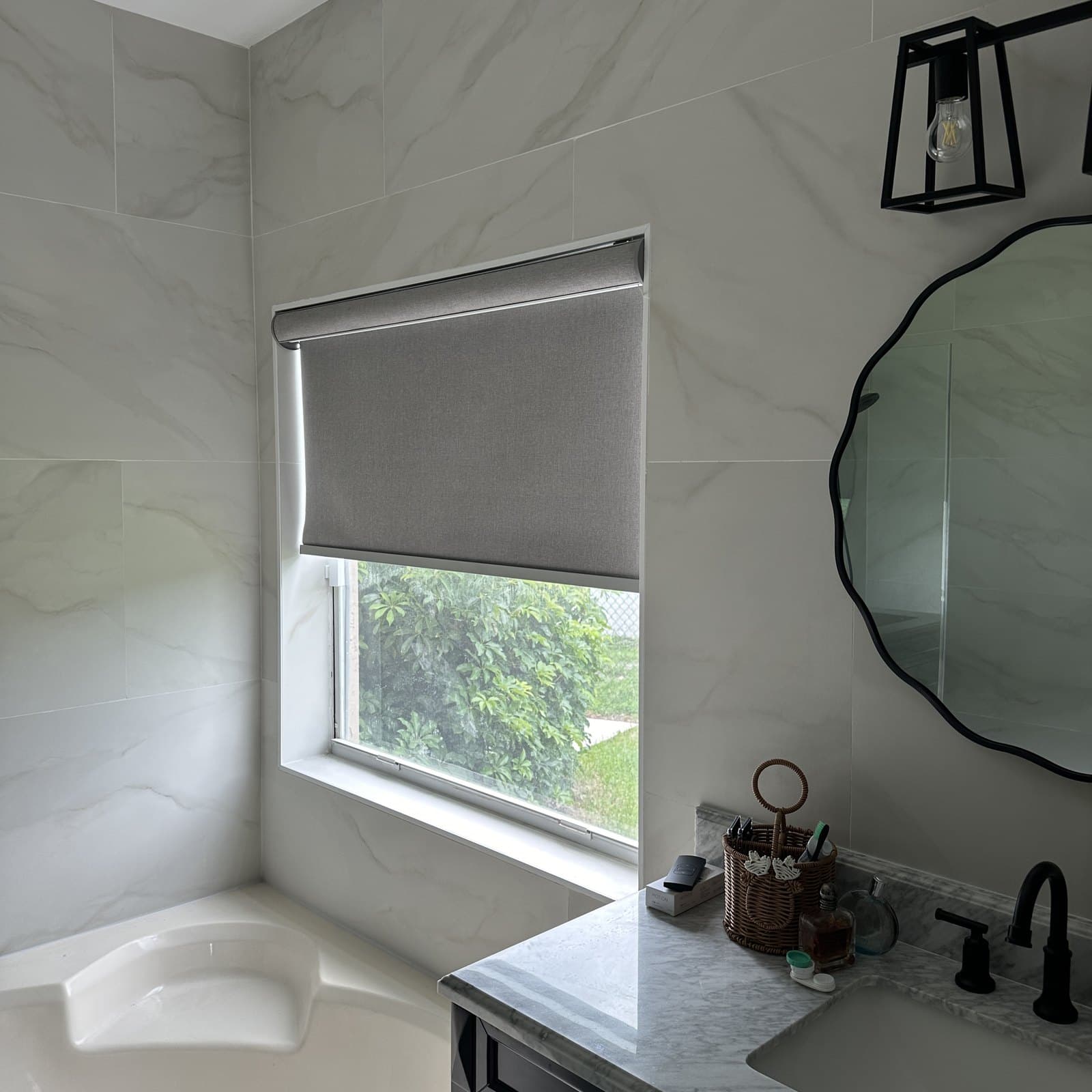 Roller Shades installation in Weston