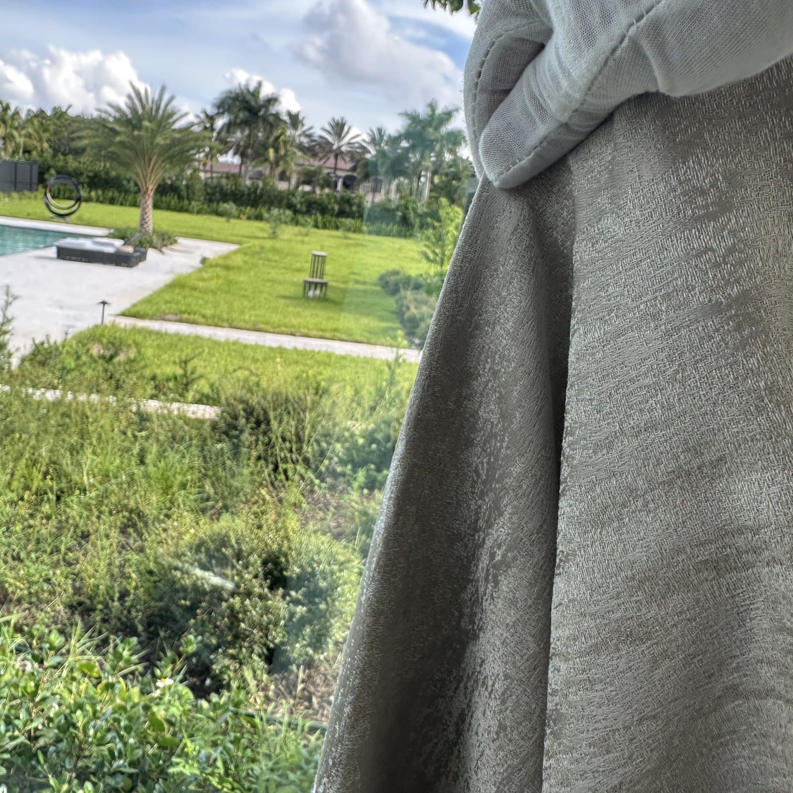 Drapery + Sheer Panels installation in Southwest Ranches