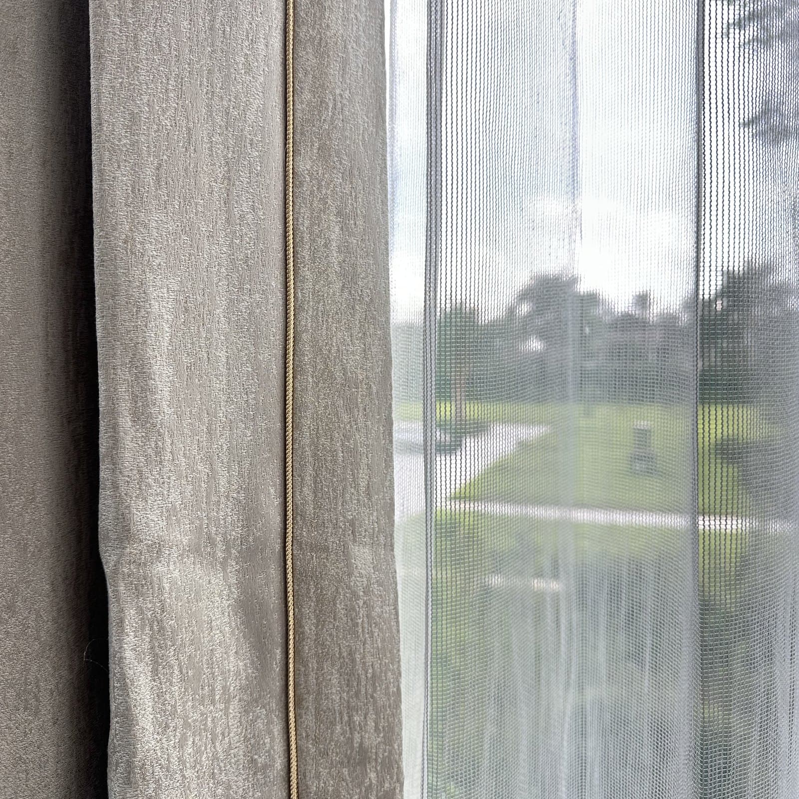 Drapery + Sheer Panels installation in Southwest Ranches