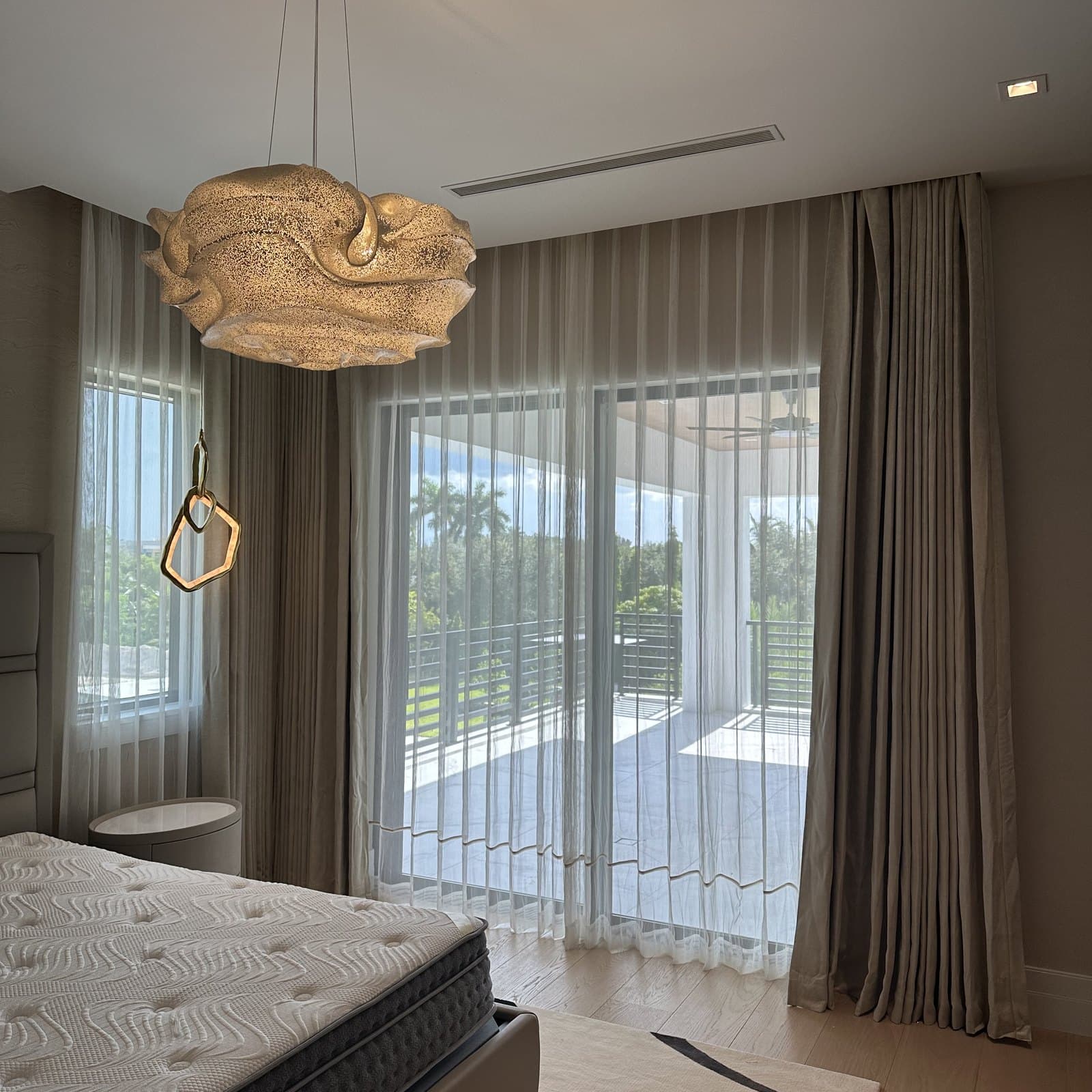 Drapery + Sheer Panels installation in Southwest Ranches