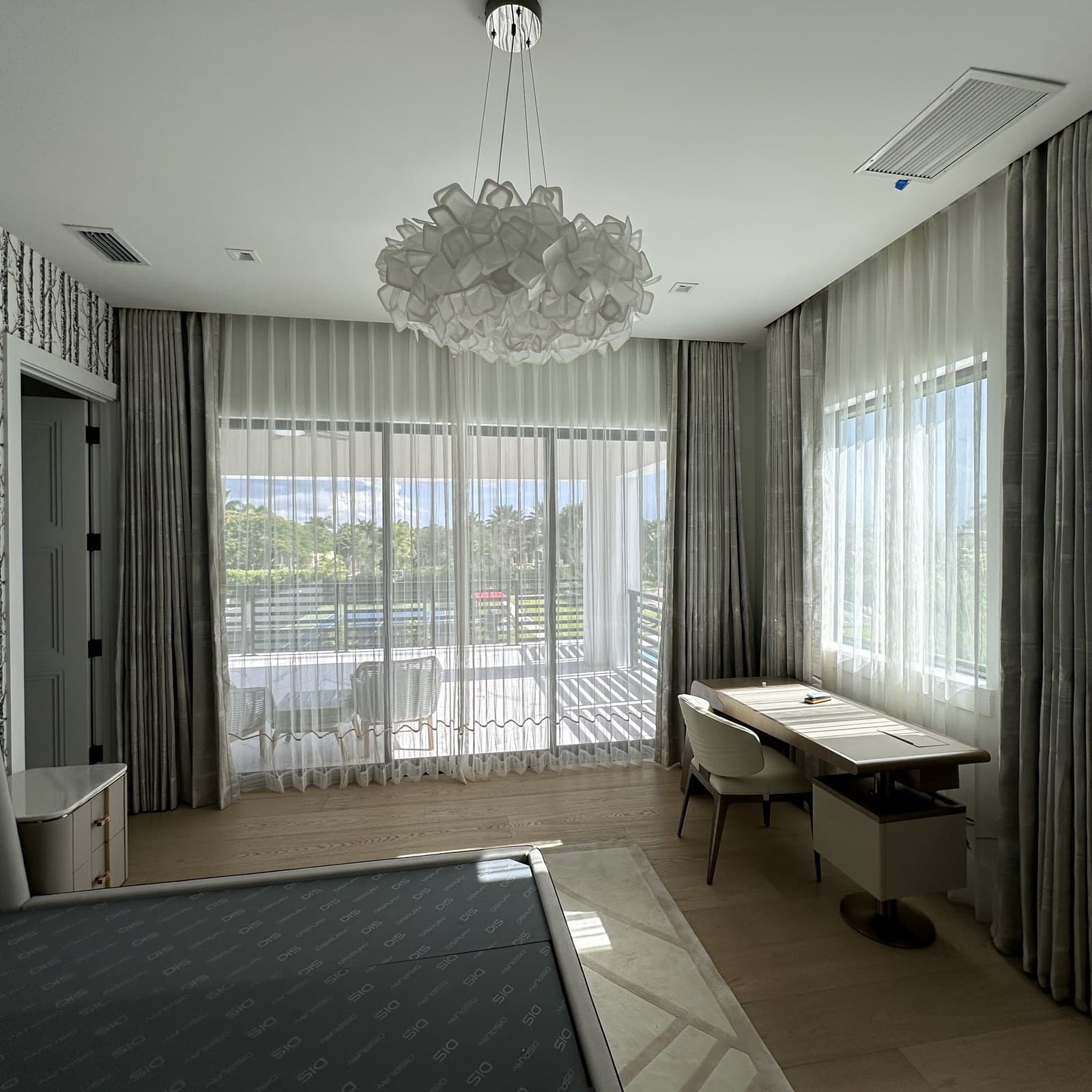 Drapery + Sheer Panels installation in Southwest Ranches